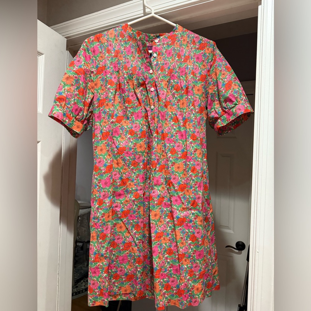 J Crew Floral Button-Up Dress